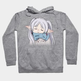 Cute Frieren Expression Hoodie